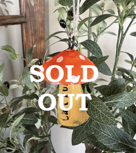 MUSHROOM ORNAMENT *NEW*